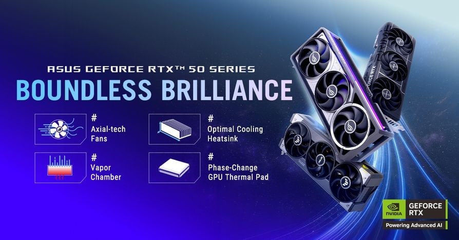asus-nvidia-geforce-rtx-50-serisi-ekran-kartlarini-duyurdu
