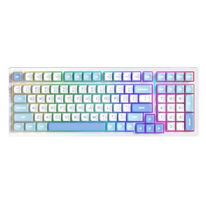 Mchose G98 Pro 98 Rgb Kablosuz Hotswap Mavi Mekanik Gaming Klavye Mc G98s Y1