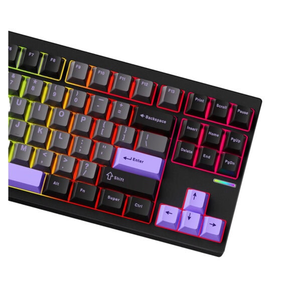 Mchose Gx87 Max Matcha Latte Switch V2 Rgb Kablosuz Hotswap Black Anodic Oxidation Mekanik Gaming Klavye (mc Gx87 A3) 3