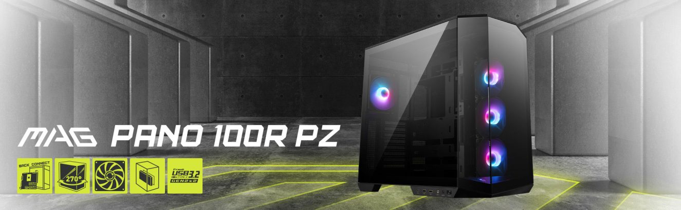MSI MAG PANO 100R PZ Gaming Kasa – görsel 1