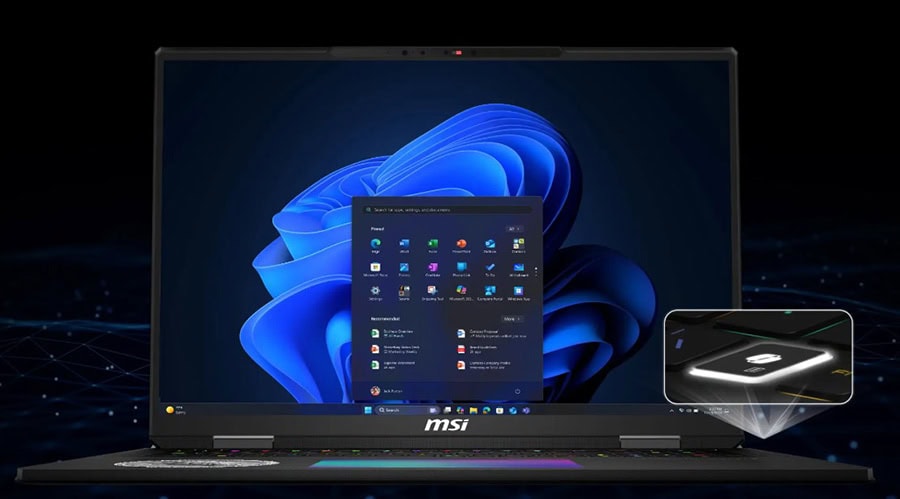 MSI TITAN 18 HX DRAGON EDITION NORSE MYTH A2XWJG-272TR Gaming Laptop H9