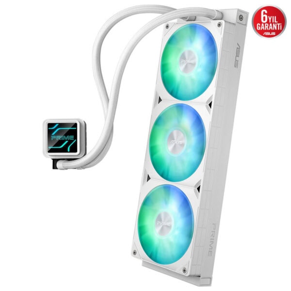 Asus Prime Lc 360 Argb 360mm Intel Amd Uyumlu Beyaz İşlemci Sıvı Soğutucu 6