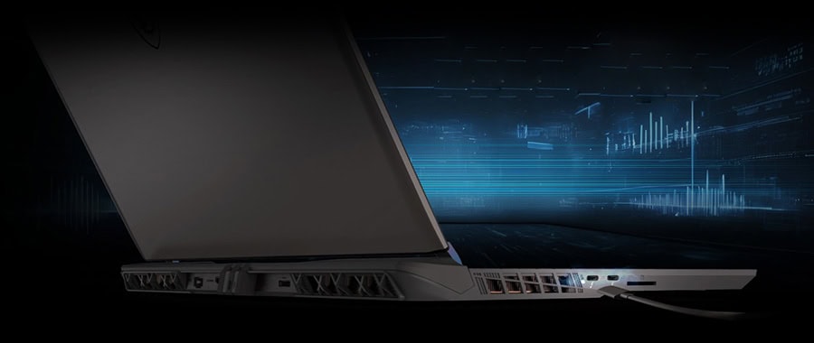MSI VECTOR 16 HX AI A2XWIG-090XTR Gaming Laptop – • Max. 120 Gbp - • 3X Daha Hızlı (Thunderbolt 4’e kıyasla) - • Max. 12X Daha