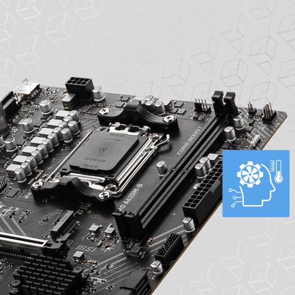 MSI PRO A620M-B Anakart – AMD Ryzen 9000 / 8000 / 7000 serisi işlemcileri destekler.