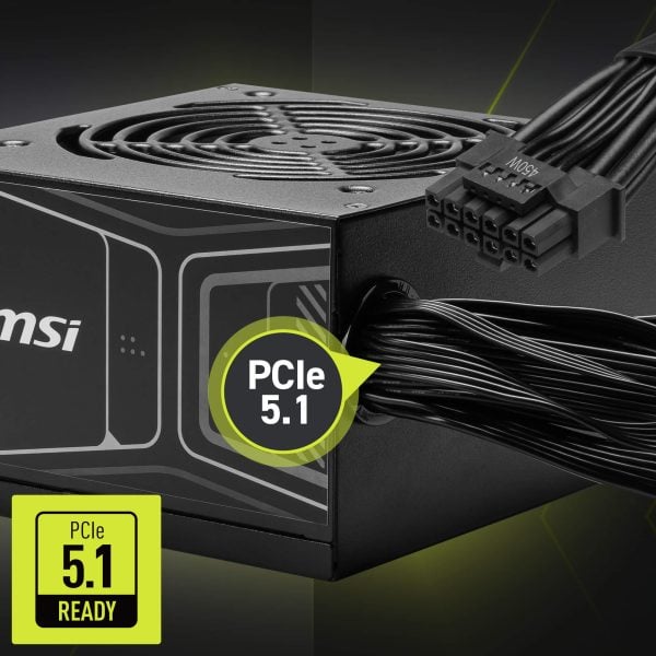 MSI MAG A750GN PCIE5 Güç Kaynağı – ATX 3.1 Ready