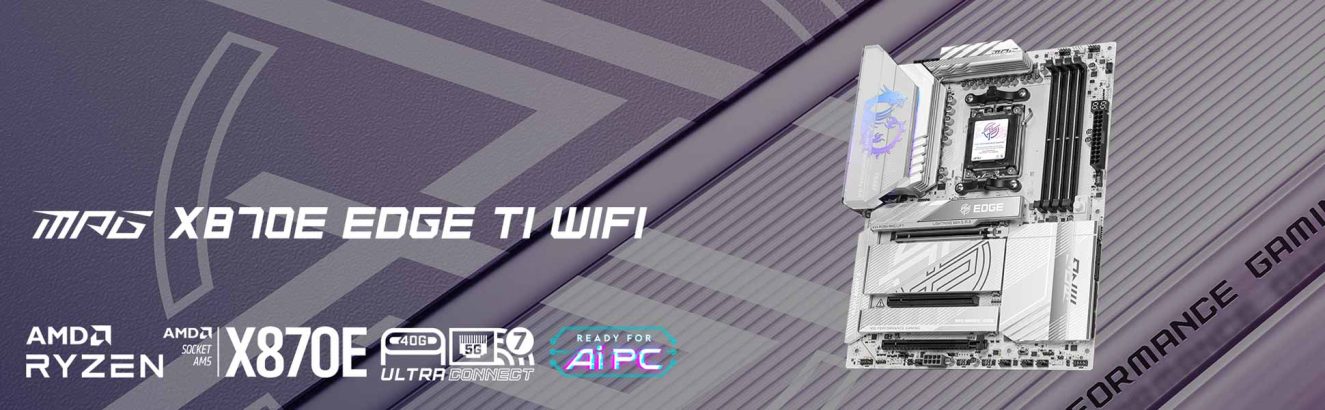 MSI MPG X870E EDGE TI WIFI Anakart – görsel 1