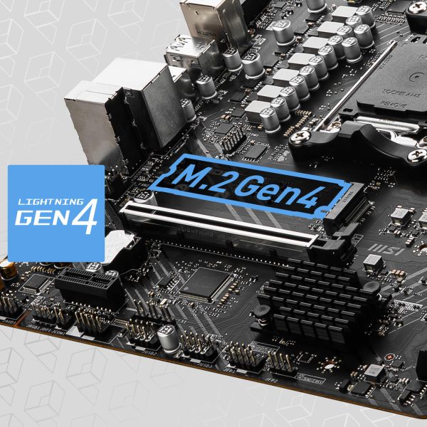 MSI PRO A620M-B Anakart – Güçlendirilmiş PCIe 4.0 x16 Slotu