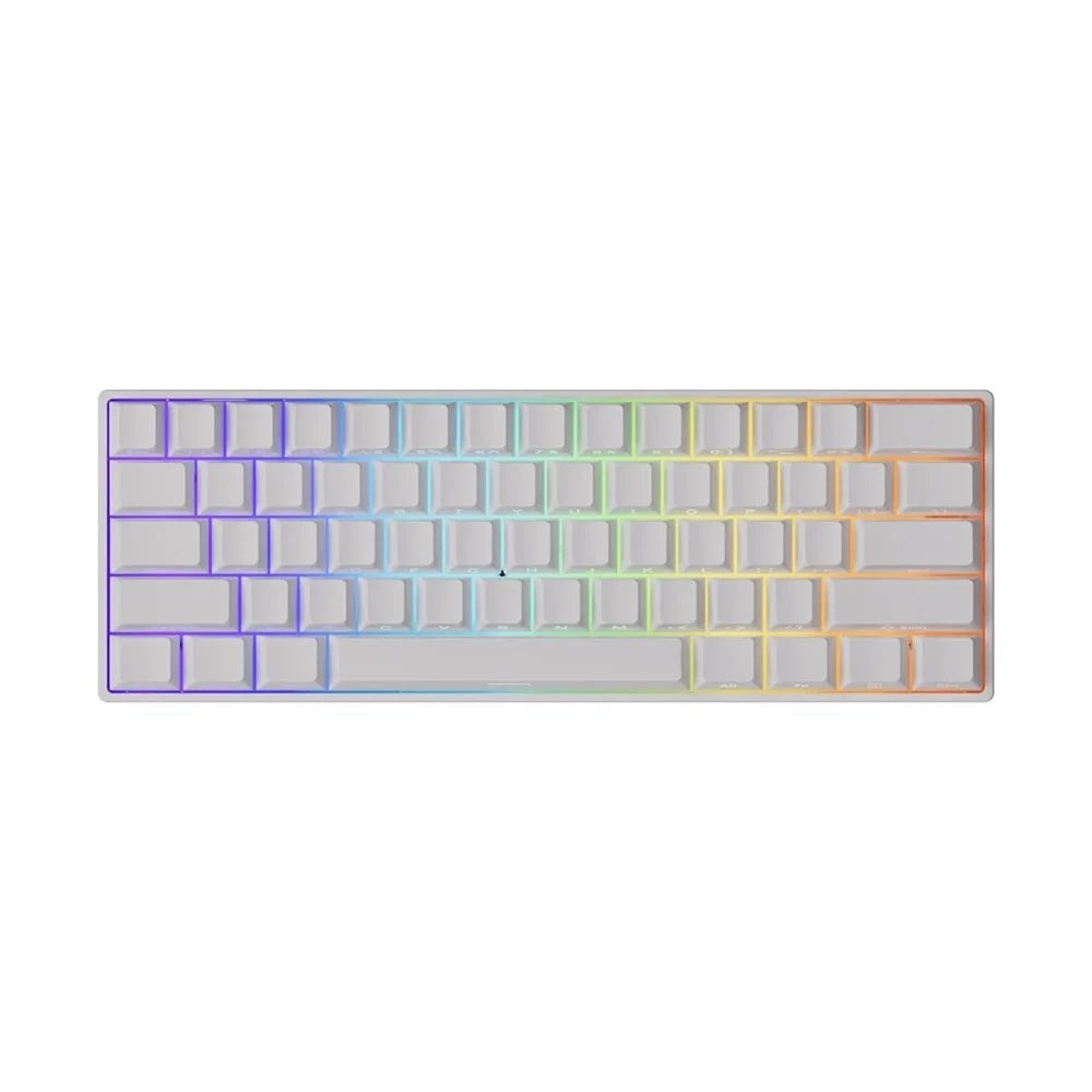 Akko Monsgeek Fun60 Max Shine Through White Hall Effect Manyetik Switch Argb Kablosuz Hotswap Mekanik Gaming Klavye 1