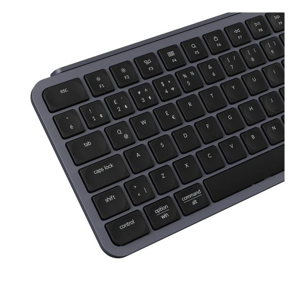 Keychron B6 Pro Ultra Slim Space Gray 100 Kablosuz Mac Uyumlu Turkce Klavye B6p K1 Tr 4