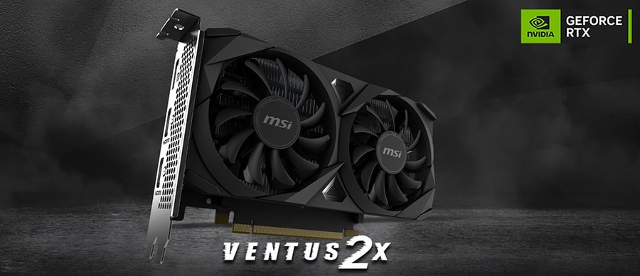 MSI GeForce RTX 3050 VENTUS 2X 6GB Ekran Kartı – görsel 2