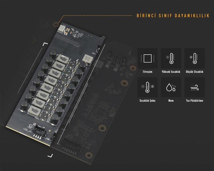 ASUS TUF Gaming GeForce RTX™ 5080 16GB GDDR7 OC Edition ASUS TUF Gaming GeForce RTX 5080 OC Ekran Kartı H8