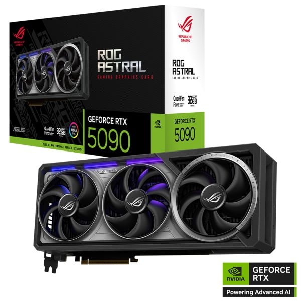 ROG Astral GeForce RTX™ 5090 32GB GDDR7 ASUS ROG Astral GeForce RTX 5090 Ekran Kartı H2