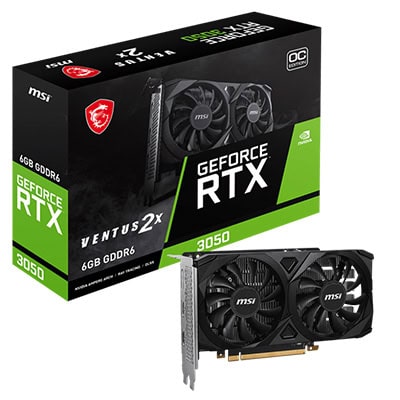 MSI GeForce RTX 3050 VENTUS 2X 6GB Ekran Kartı – görsel 1