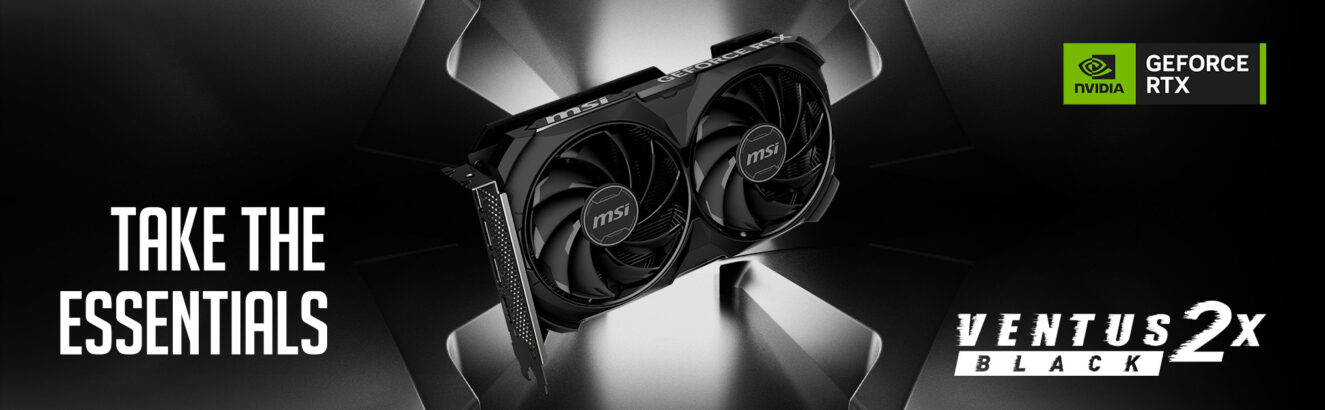 MSI GeForce RTX 4060 Ti VENTUS 2X BLACK 8G OC Bulk Ekran Kartı H1