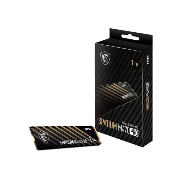 Msi Spatium M470 Pro 1tb Nvme Pcie Gen4 X4 Okuma 6000mb Yazma 4500mb M 2 Ssd 5