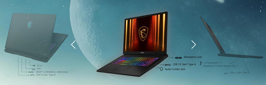 MSI CROSSHAIR 17 HX AI D2XWGKG-018XTR Gaming Laptop h18