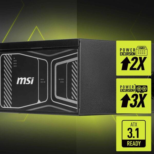 MSI MAG A850GN PCIE5 Güç Kaynağı – görsel 3