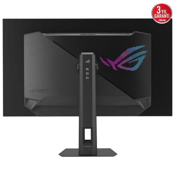 Yüksek çözünürlüklü ASUS ROG oyun monitörü, RGB aydınlatmalı tasarım ve gelişmiş ekran teknolojisiyle oyun deneyimini artırır.
