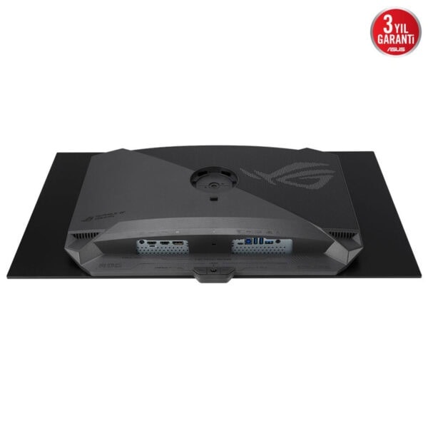Yüksek kaliteli gaming monitörü arka tasarım ve bağlantı noktalarıyla detaylı görüntü.