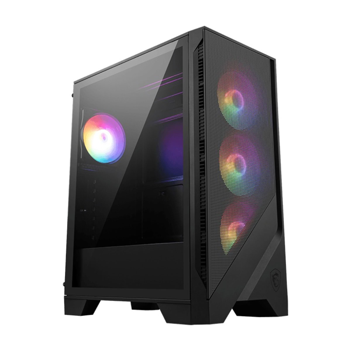 Msi Mag Forge 121a B75 Pcie5 Rgb Temperli Cam Mid Tower Atx 750w 80 Gaming Kasa 1