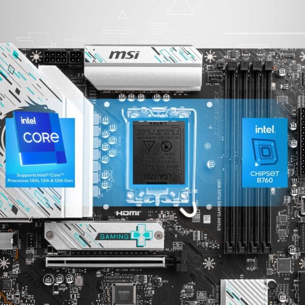 MSI B760M Gaming Plus WiFi Anakart – Rakiplerini Yen