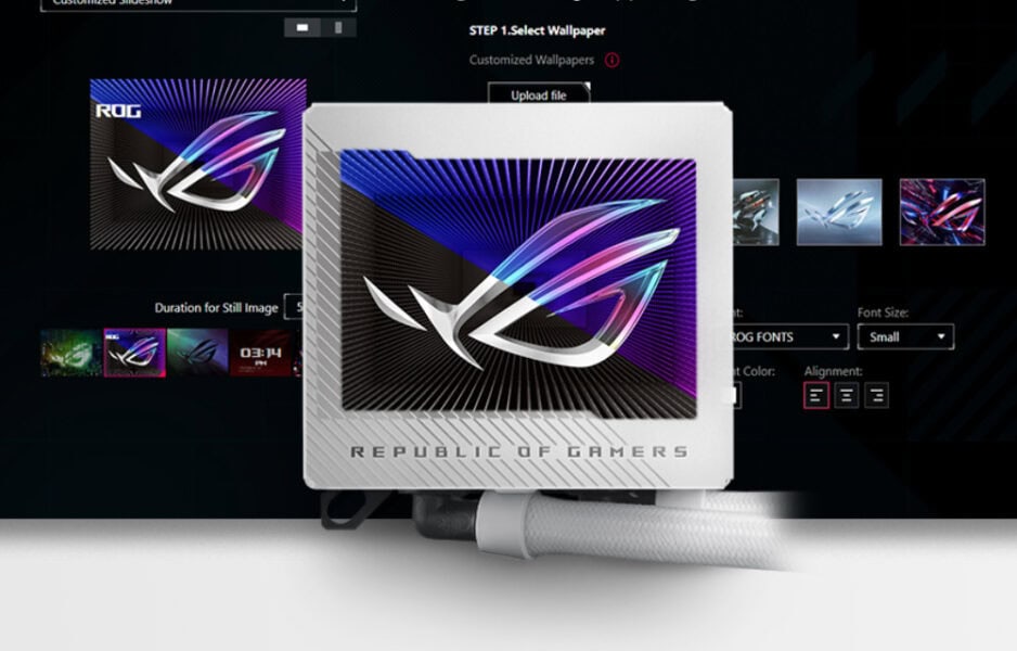 ROG RYUJIN III WB White Edition ASUS ROG Ryujin III WB White Edition İşlemci Soğutucu Blok H4