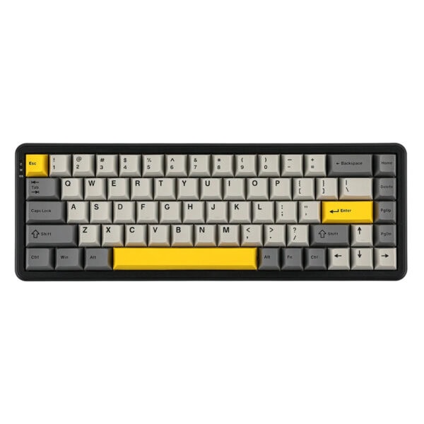 Ajazz Ak680 Max Gri Front Printed Magnetic Rice Manyetik Switch Rgb Hotswap Mekanik Gaming Klavye 5