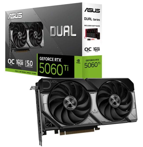ASUS Dual GeForce RTX™ 5060 Ti 16GB GDDR7 OC Edition ASUS DUAL GeForce RTX 5060 Ti OC 16GB Ekran Kartı h6