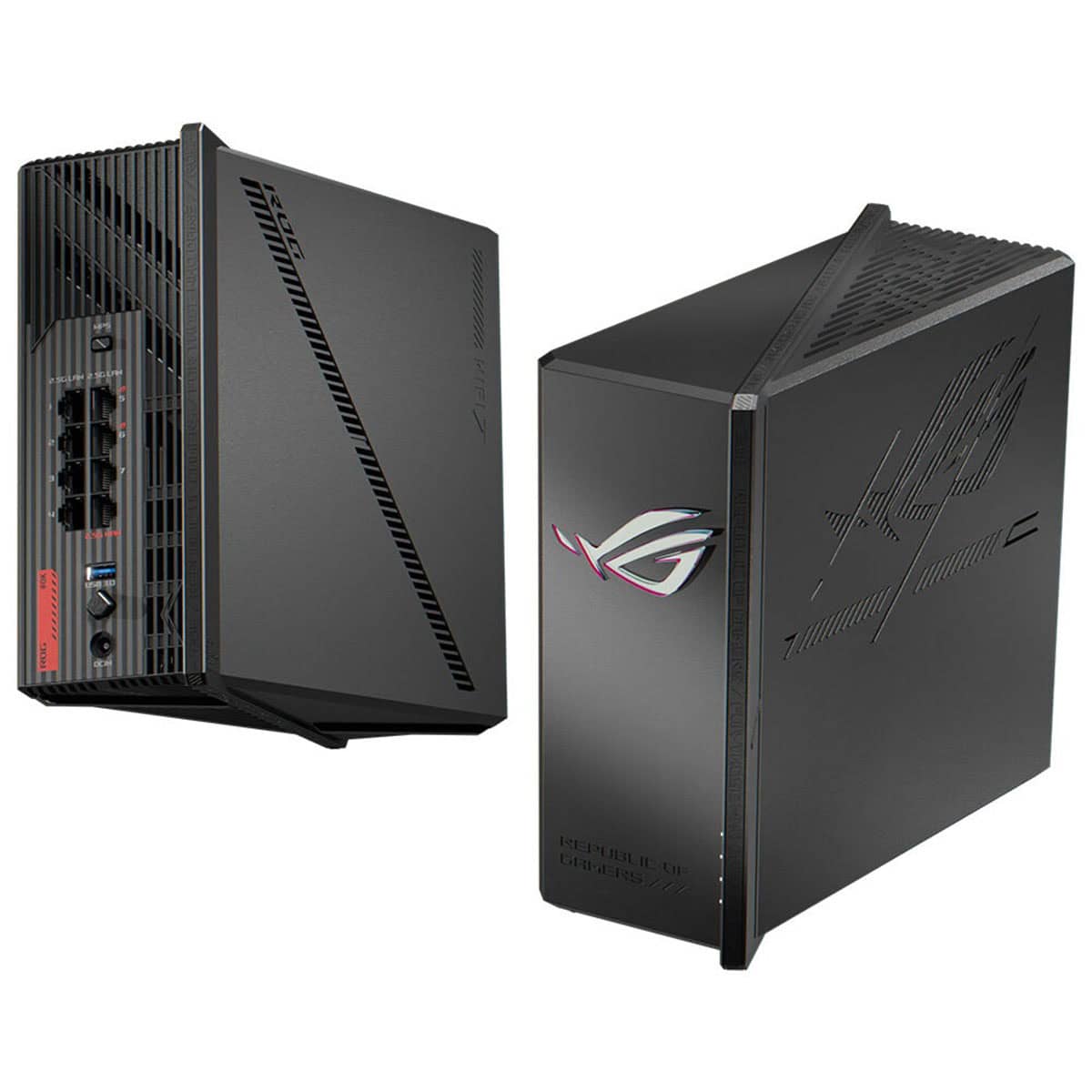 Yüksek performanslı oyun bilgisayarı ve oyuncu bilgisayarı kasası, ASUS ROG logo ile tasarlanmış modern ve güçlü bilgisayar donanımı, üst seviye gaming deneyimi için ideal.