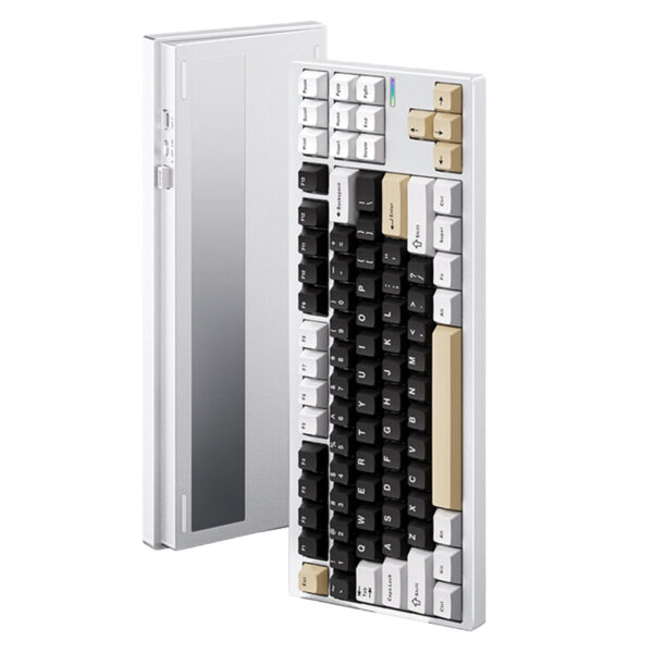 Mchose Gx87s Milky Brown Mist Blue Switch Rgb Kablosuz Hotswap Mekanik Gaming Klavye (hw Gx87 2) 2
