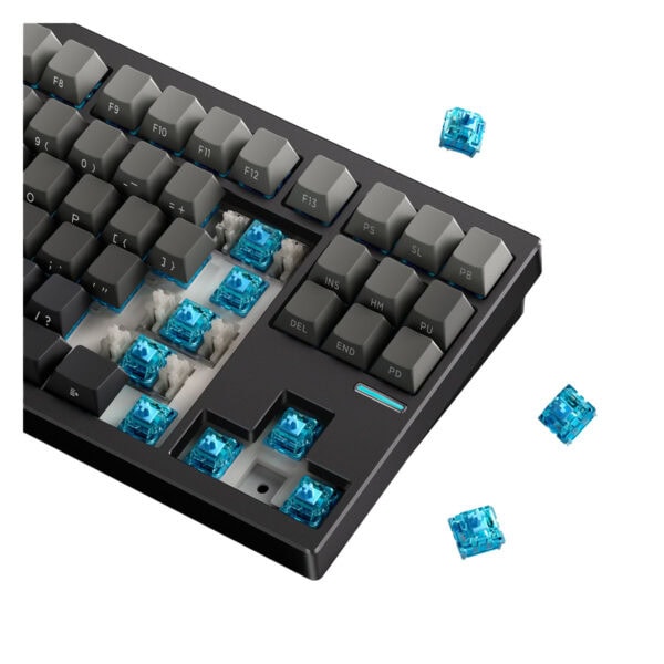 Mchose Gx87s Mountains Gradient Mist Blue Switch Rgb Kablosuz Hotswap Mekanik Gaming Klavye (hw Gx87 1) 4
