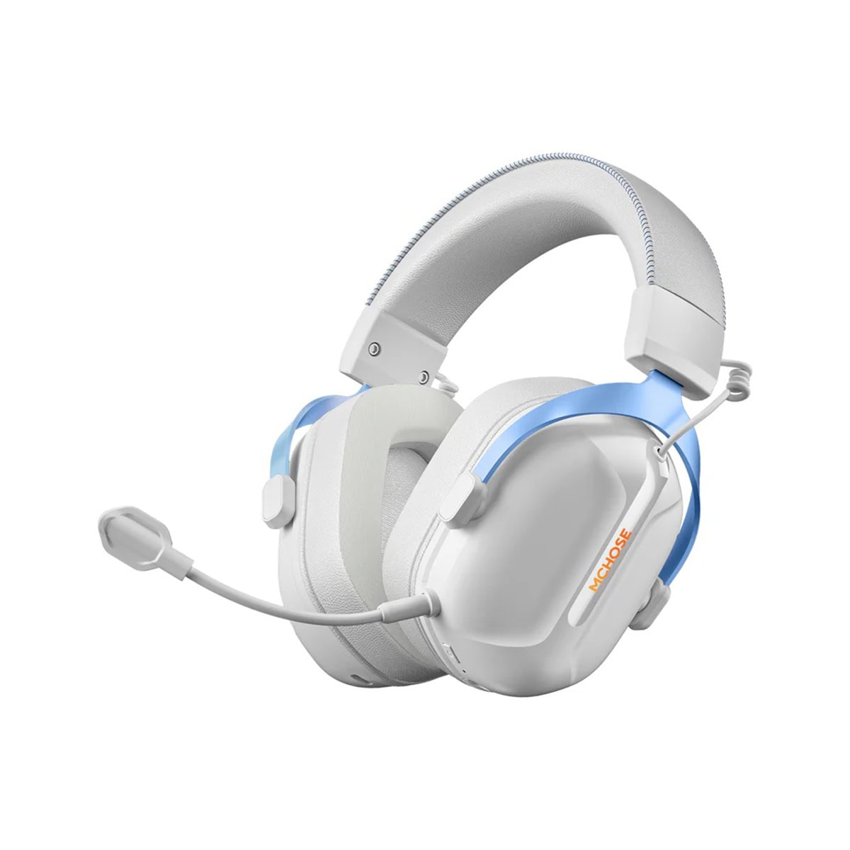 Mchose S9 Pro White Blue 7 1 Surround Kablosuz Gaming Kulaklik Mc S9 6 1