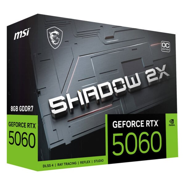 Msi Geforce Rtx 5060 8g Shadow 2x Oc 8gb Gddr7 128 Bit Dlss 4 Ekran Kartı 11