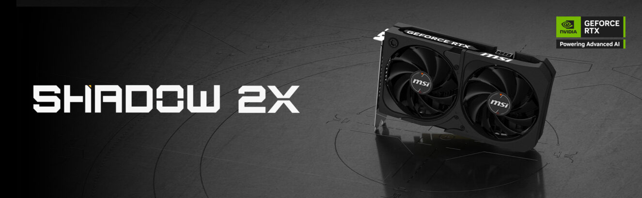 MSI GeForce RTX 5060 8G SHADOW 2X OC Ekran Kartı H1