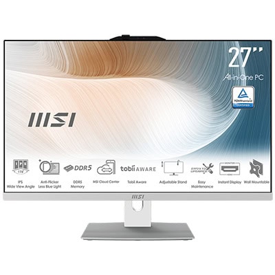 MSI MODERN AM272P 12M-1209TR Beyaz All In One Bilgisayar H1