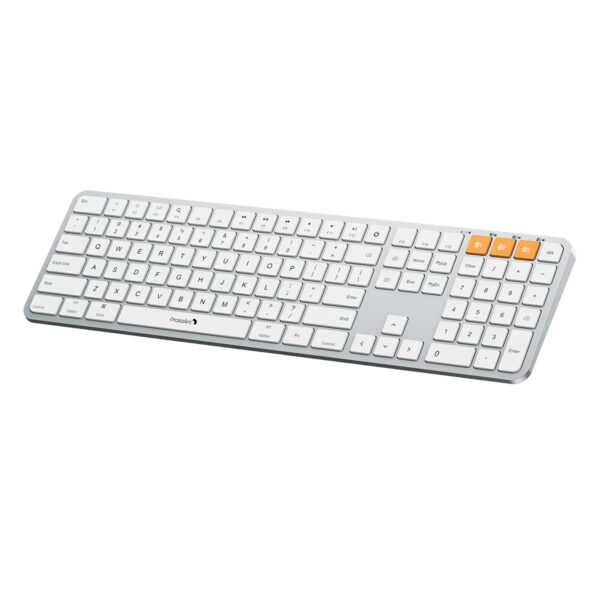 Protoarc Km100 A Beyaz Gumus Bluetooth Mac Uyumlu Klavye Mouse Seti Cp012798 2