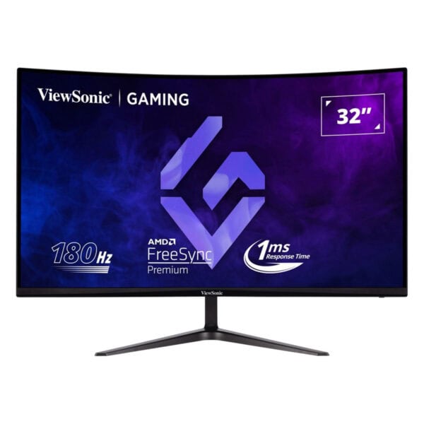 Viewsonic Vx3218c 2k 31.5 Inç 180hz 1ms 2k Qhd Freesync Premium Va Kavisli Gaming Monitör 2