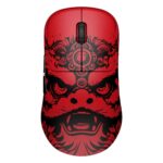 Waizowl Ogm Cloud Crimson Lion 8k Hz Pixart 3950 Sensor Kablosuz Simetrik Gaming Mouse F1