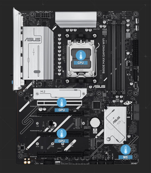 B650E MAX GAMING WIFI ASUS B850M MAX GAMING WIFI Anakart h11