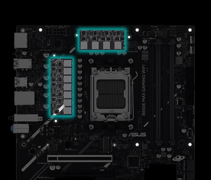 B650E MAX GAMING WIFI ASUS B850M MAX GAMING WIFI Anakart h12