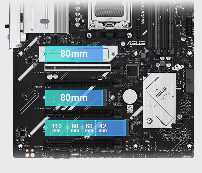 B650E MAX GAMING WIFI ASUS B850M MAX GAMING WIFI Anakart h16
