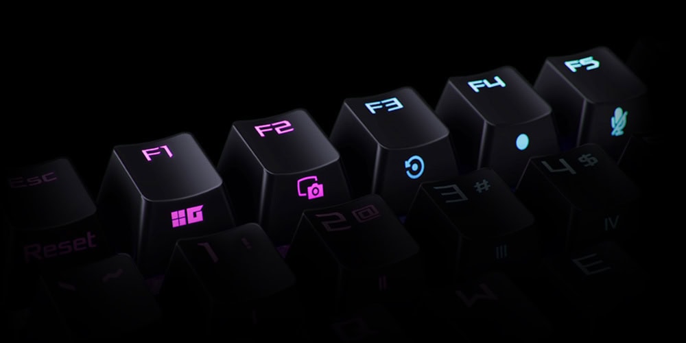 ROG Strix Scope II 96 Wireless ASUS ROG Strix Scope II 96 Beyaz NX Snow Switch Mekanik Gaming Klavye h16