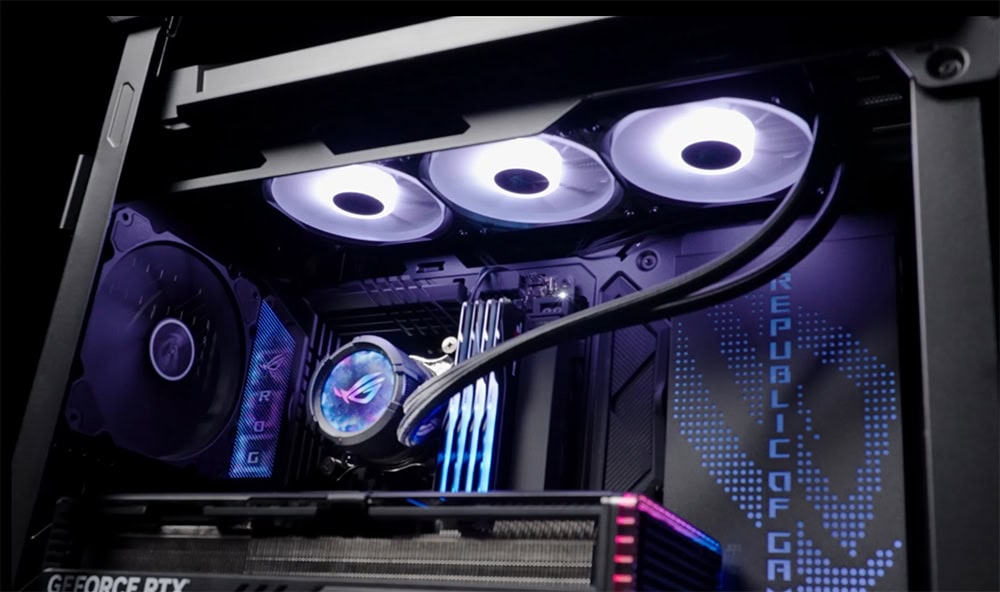 ROG STRIX LC III 360 ARGB LCD ASUS ROG Strix LC III 360 ARGB LCD İşlemci Sıvı Soğutucu H2