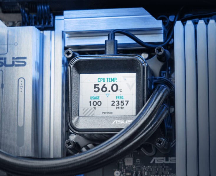 Prime LC 360 ARGB LCD ASUS Prime LC 360 ARGB LCD İşlemci Sıvı Soğutucu H6