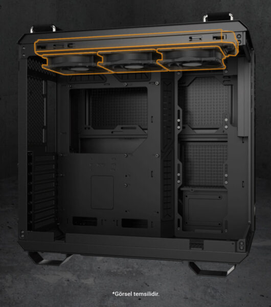 TUF Gaming GT502 Horizon ARGB - Black Edition ASUS TUF Gaming GT502 Horizon ARGB Siyah Gaming Kasa h6