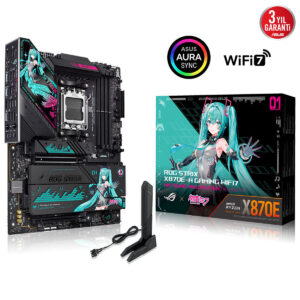 Asus Rog Strix X870e H Gaming Wifi7 Hatsune Miku Edition 8000mhz Oc Ddr5 Soket Am5 M 2 Hdmi Usb4 Atx Anakart 2