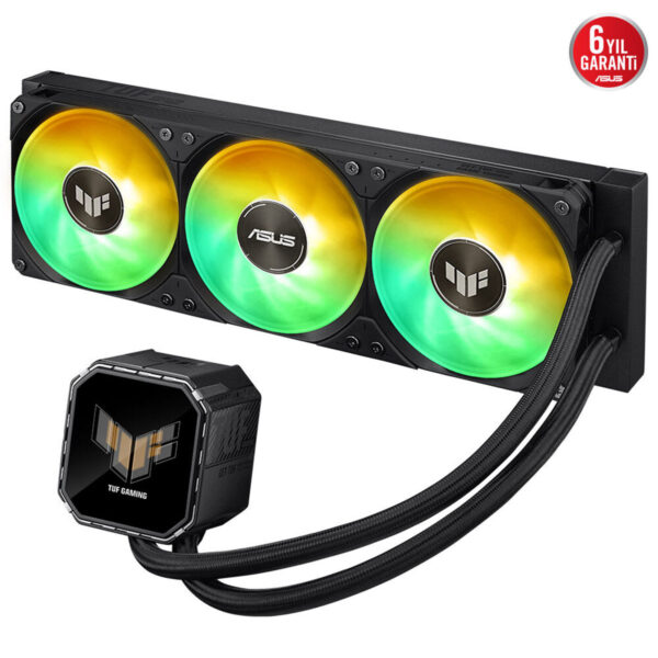 Asus Tuf Gaming Lc Iii 360 Argb Lcd 360mm Intel Amd Uyumlu İşlemci Sıvı Soğutucu 9