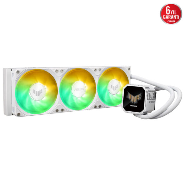 Asus Tuf Gaming Lc Iii 360 Argb Lcd White Edition 360mm Intel Amd Uyumlu İşlemci Sıvı Soğutucu 2