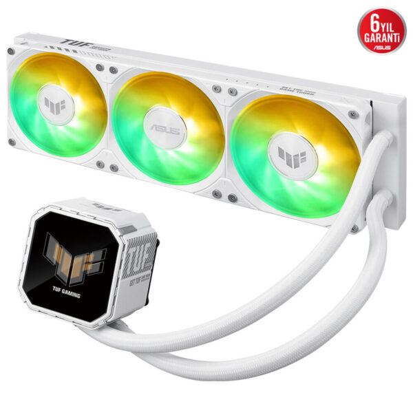 Asus Tuf Gaming Lc Iii 360 Argb Lcd White Edition 360mm Intel Amd Uyumlu İşlemci Sıvı Soğutucu 4
