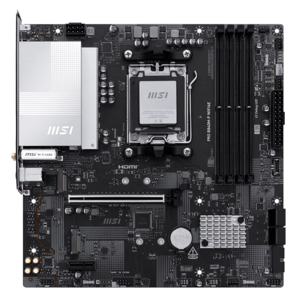 Msi Pro B840m P Wifi6e 8000mhz (oc) Ddr5 Soket Am5 M.2 Hdmi Matx Anakart 2